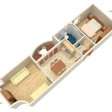 Διαμέρισμα With Parking Space - Diklo, - 5887 *